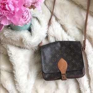 Vintage Louis Vuitton Cartouchiere MM Monogram